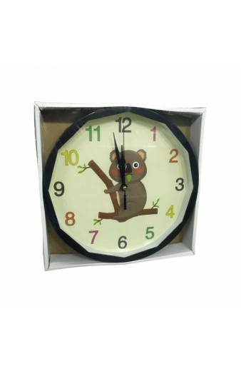 Παιδικό ρολόι τοίχου - XH-B2602 - 26cm - 126027 - Black