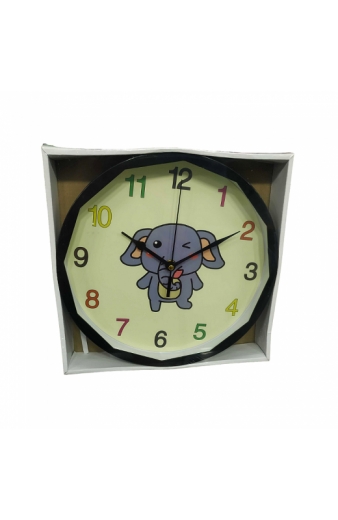 Παιδικό ρολόι τοίχου - XH-B2605 - 26cm - 126058 - Black
