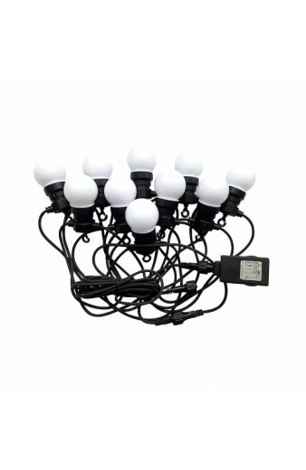 Γιρλάντα φωτισμού LED - 5m - 10pcs - Cool White - 15091