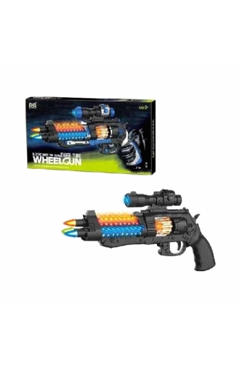 Παιδικό όπλο με ήχο & φωτισμό - Wheelgun - 161203