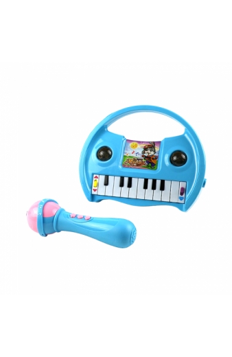 Παιδικό πιάνο με μικρόφωνο - 221 - 161264 - Blue