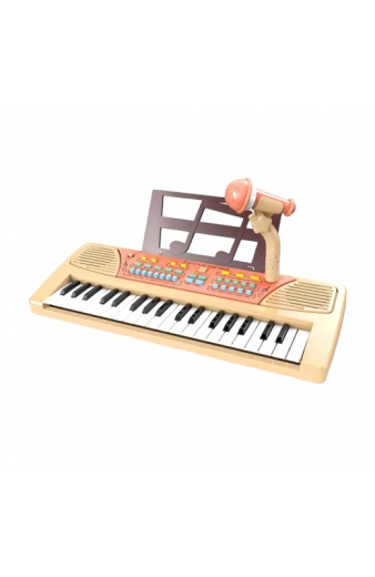 Παιδικό πιάνο με μικρόφωνο - 808-17 - 161267 - Beige