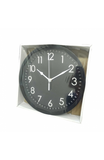 Ρολόι τοίχου - XH-6603 - 26cm - 166030 - Black