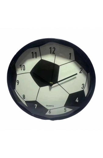 Ρολόι τοίχου - Soccer - XH-6629 - 166290 - Black