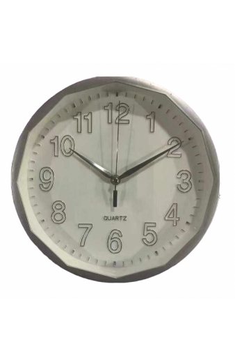 Ρολόι τοίχου - XH-8609 - 186090 - Silver