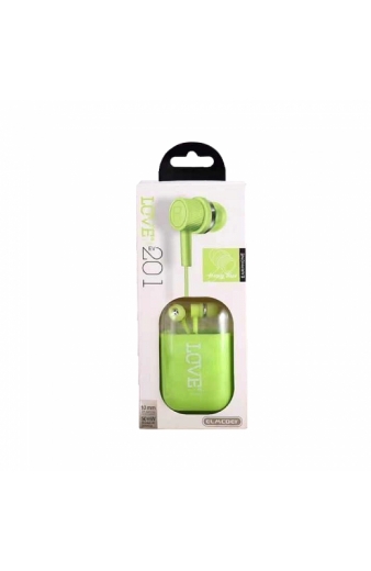 Ενσύρματα ακουστικά - EV-201 - 202012 - Green