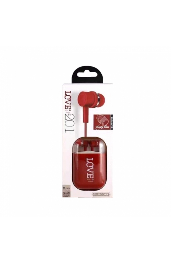 Ενσύρματα ακουστικά - EV-201 - 202012 - Red