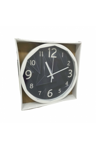 Ρολόι τοίχου - XH-B3017-1 - 30cm - 301714 - White
