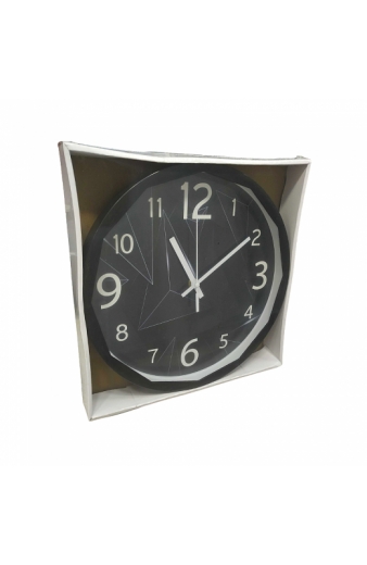 Ρολόι τοίχου - XH-B3017-1 - 30cm - 301714 - Black