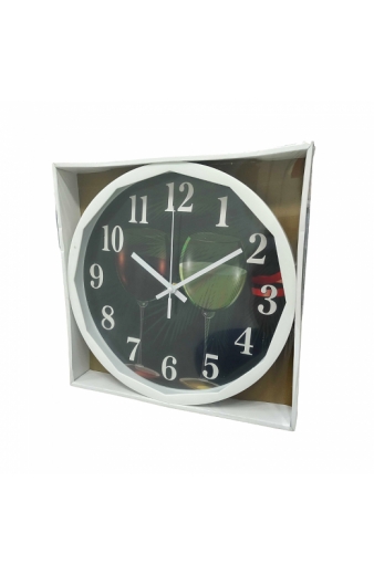 Ρολόι τοίχου - XH-B3017-4 - 30cm - 301745 - White