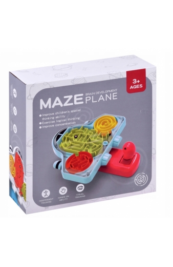 Παιδικό εκπαιδευτικό παιχνίδι - Maze Plane - 589-66 - 345197