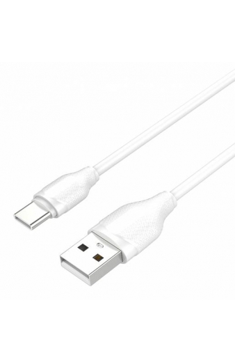 LDNIO καλώδιο USB-C σε USB LS371, 10.5W, 1m, λευκό