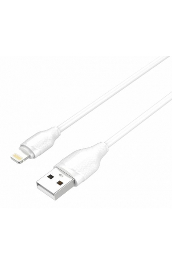 LDNIO καλώδιο Lightning σε USB LS371, 10.5W, 1m, λευκό