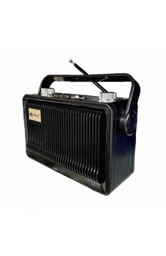 Επαναφορτιζόμενο ραδιόφωνο Retro - PX-86BT - 617163 - Black