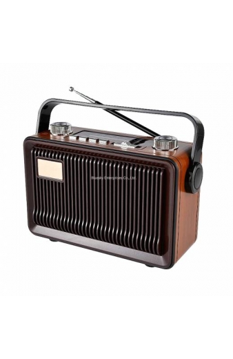 Επαναφορτιζόμενο ραδιόφωνο Retro - PX-86BT - 617163 - Brown