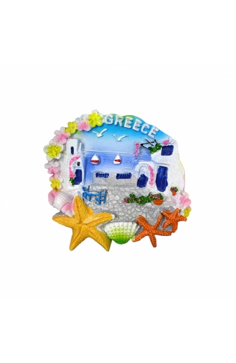 Tουριστικό μαγνητάκι Souvenir – Σετ 12pcs - Resin Magnet - 678060