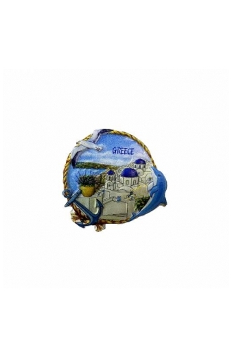 Tουριστικό μαγνητάκι Souvenir – Σετ 12pcs - Resin Magnet - 678068