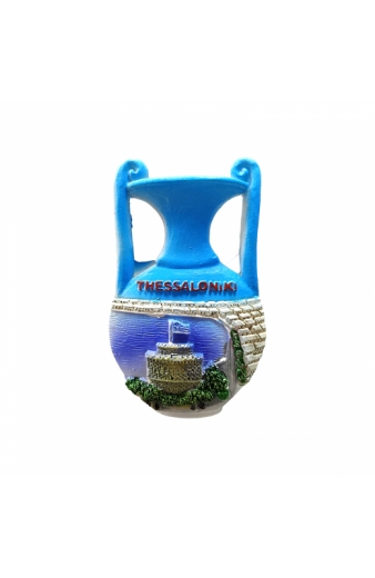 Tουριστικό μαγνητάκι Souvenir – Σετ 12pcs - Resin Magnet - Thessaloniki - 678156