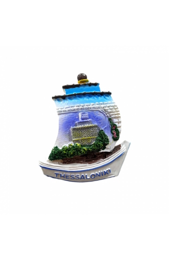 Tουριστικό μαγνητάκι Souvenir – Σετ 12pcs - Resin Magnet - Thessaloniki - 678164