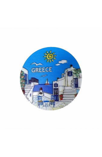 Tουριστικό μαγνητάκι Souvenir – Σετ 12pcs - Resin Magnet - Greece - 678330