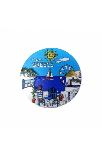 Tουριστικό μαγνητάκι Souvenir – Σετ 12pcs - Resin Magnet - Greece - 678331