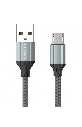 LDNIO καλώδιο Micro USB σε USB LS441, 12W, 1m, γκρι