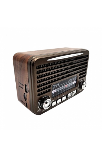 Επαναφορτιζόμενο ραδιόφωνο Retro - RX7071BT  - 730503 - Brown