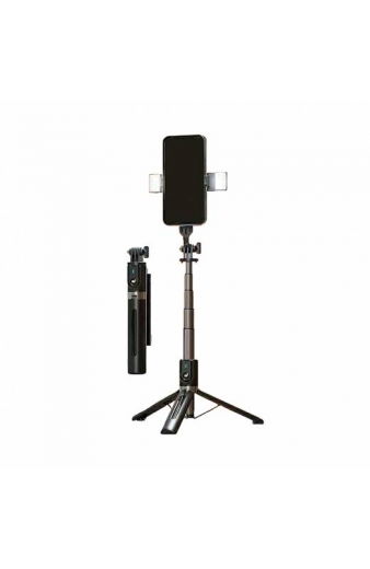 Selfie stick/stand τρίποδο με φακό - P97D-2 - 884195