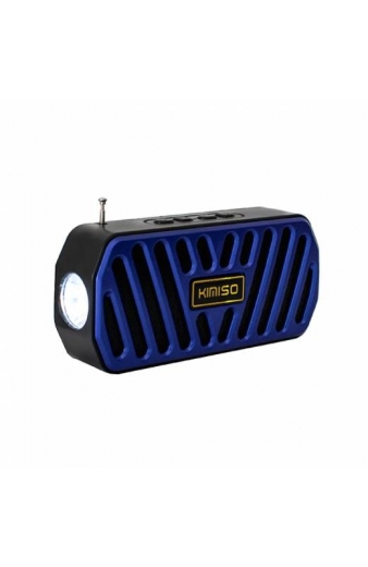 Ασύρματο ηχείο Bluetooth με φακό LED – KMS-05A – 885864 - Blue