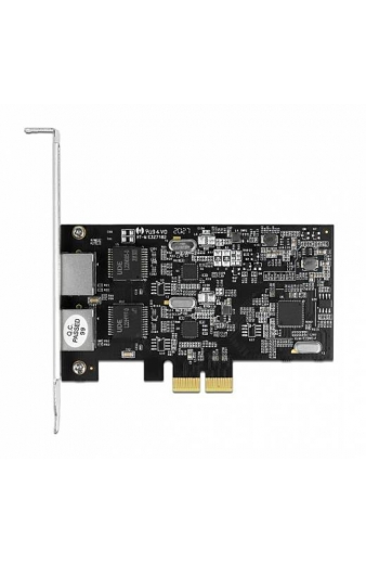 DELOCK κάρτα επέκτασης PCIe x2 σε 2x RJ45 89530, 2.5 Gbps, low profile
