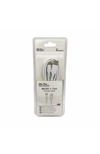 Καλώδιο φόρτισης & data - Micro USB - D13 - 3m - 099330