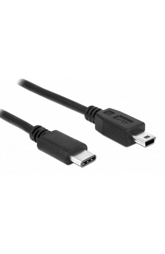POWERTECH καλώδιο USB-C σε USB Mini CAB-UC079, 1.5m, μαύρο