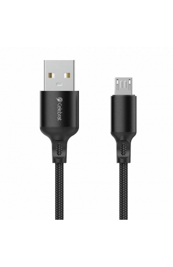 CELEBRAT καλώδιο Micro USB σε USB CB-32, 10.5W, 1m, μαύρο
