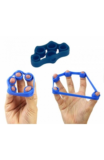 Λάστιχο έκτασης δακτύλων GYM-0023, 7.5 x 5mm, 5kg, μπλε
