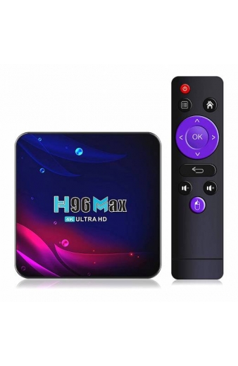 TV Box H96 Max V11, 4K, RK3318, 4/32GB, WiFi 2.4/5GHz, Android 11