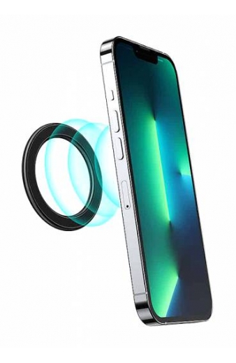 JOYROOM μαγνητική ring & βάση JR-MAG-M1 για iPhone, 58mm, μαύρη