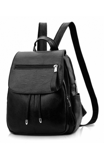 ROXXANI γυναικεία τσάντα πλάτης LBAG-0018, μαύρη