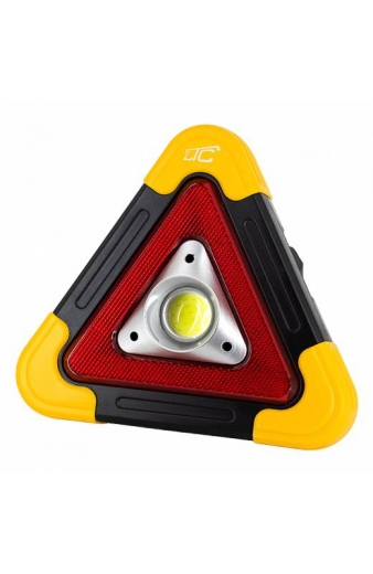LTC τρίγωνο ασφαλείας εκτάκτου ανάγκης LXLL78, ηλιακό, LED COB, 1200mAh