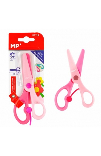MP παιδικό ψαλίδι χαρτιού PT119, πλαστικό, 13.5cm, ροζ