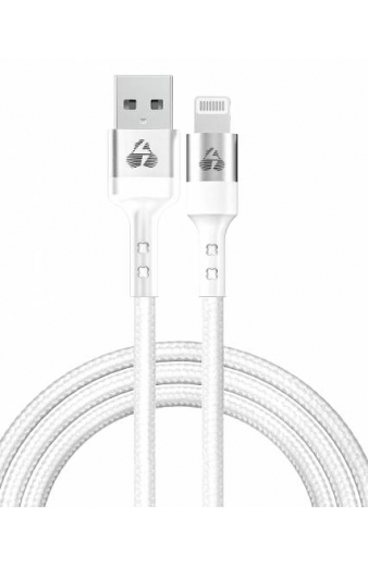 POWERTECH καλώδιο USB σε Lightning PTR-0126, 12W 2.4A, copper, 1m, λευκό