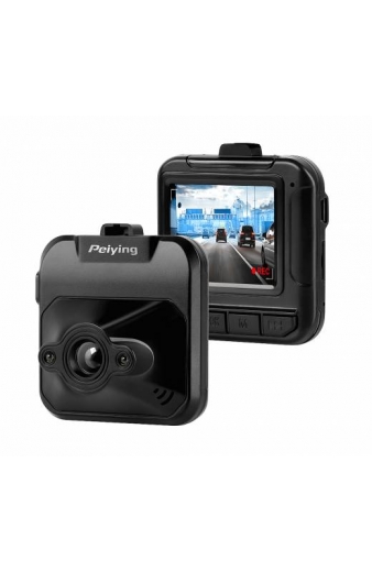 PEIYING κάμερα αυτοκινήτου Basic D110 για παρμπρίζ, 2" οθόνη, 720p HD