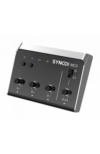 SYNCO μίκτης ήχου MC3-LITE, 4 καναλιών, Bluetooth, 500mAh, γκρι