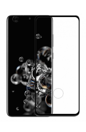 POWERTECH Tempered Glass 5D, Full Glue, Samsung Galaxy S20 Ultra, μαύρο