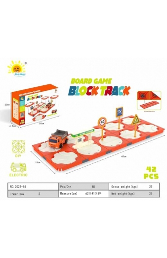 Επιτραπέζιο παιχνίδι - Block Track - 42pcs - 2023-14 - 677106