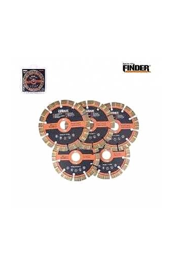 Σετ δίσκοι κοπής πέτρας - 5pcs - Finder - 196638