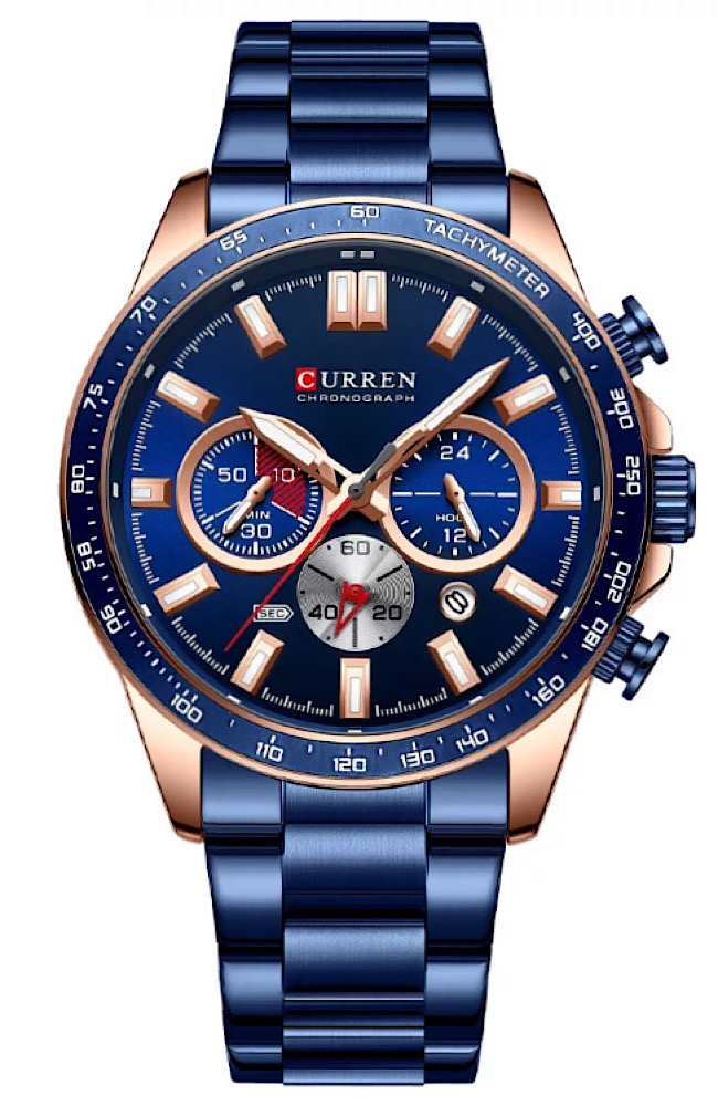 Ανδρικό Ρολόι Curren 8418 - Blue