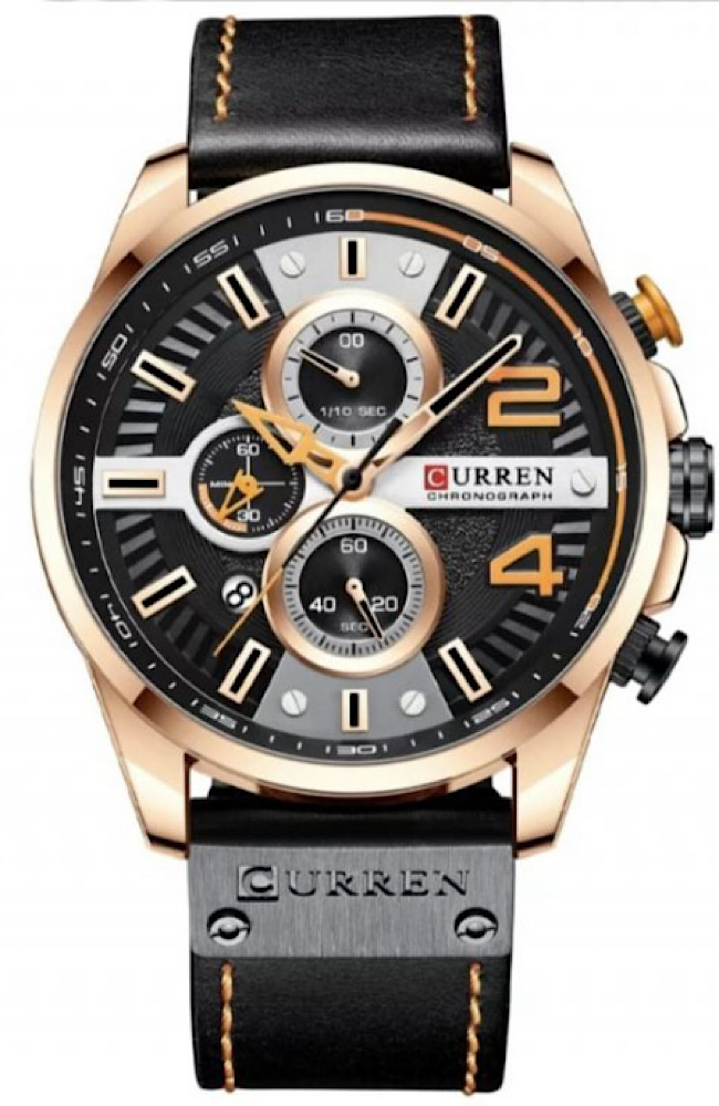 Ανδρικό Ρολόι Curren 8393 - Black