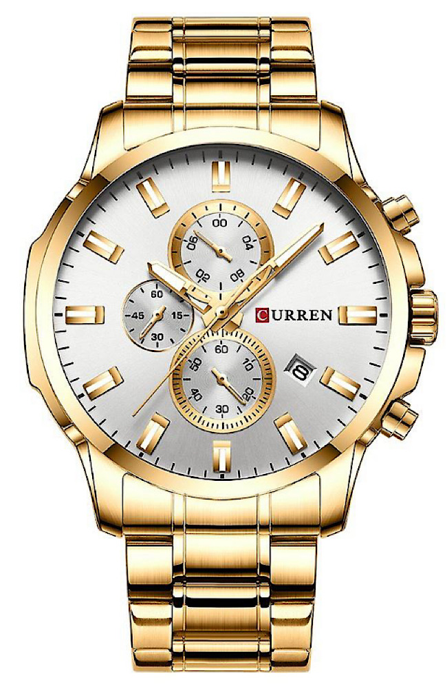 Ανδρικό Ρολόι Curren 8348 - Gold