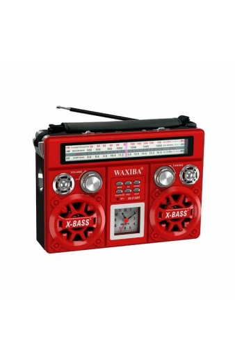 Επαναφορτιζόμενο ραδιόφωνο - XB373BT - Waxiba - 003736 - Red