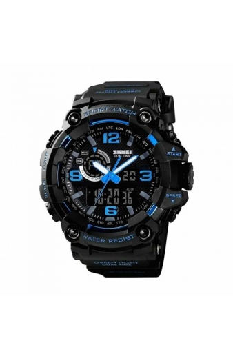 Ψηφιακό/αναλογικό ρολόι χειρός – Skmei - 1155 - Black/Blue